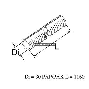 ����� ���������������
��� L=1160 iØ30,5/aØ38